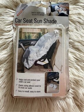 Mommy’s Helper Car Seat Sun Shade Cover - Keep Your Baby's Carseat Cooler Shade